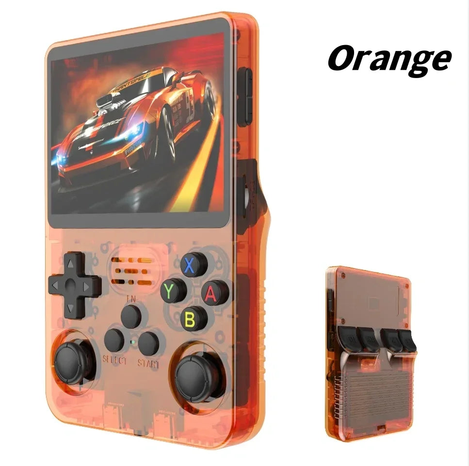 R36S Retro Handheld Video Game Console Linux System 3.5 Inch IPS Screen R35S plus Portable Pocket Video Player 64GB 128GB