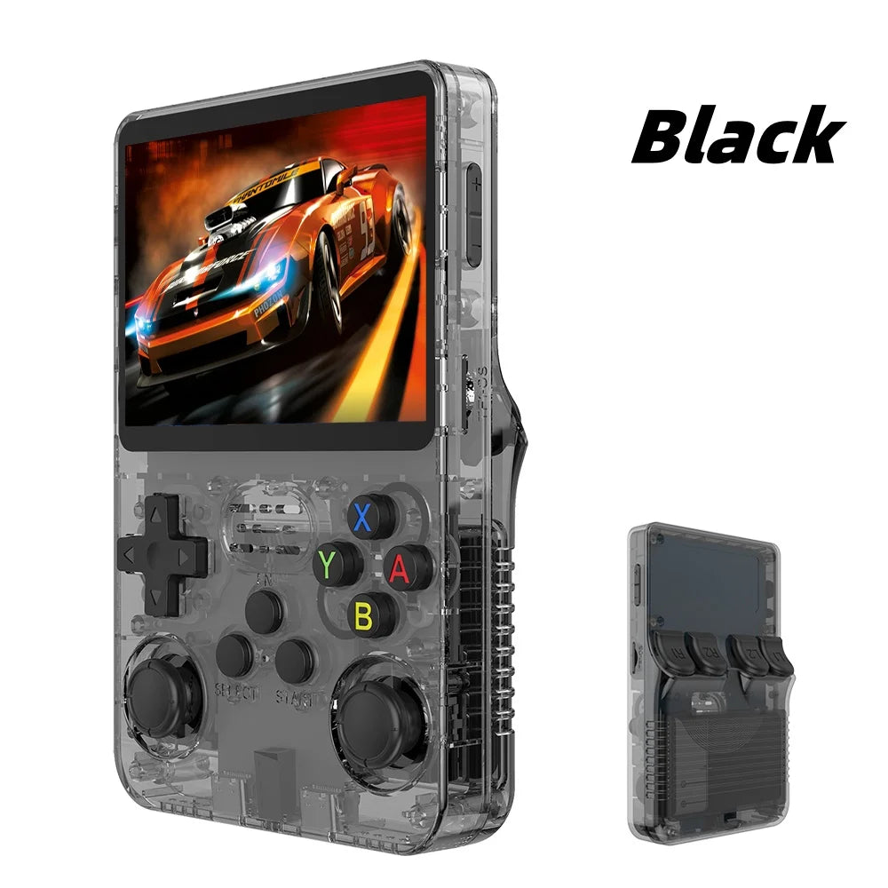 R36S Retro Handheld Video Game Console Linux System 3.5 Inch IPS Screen R35S plus Portable Pocket Video Player 64GB 128GB