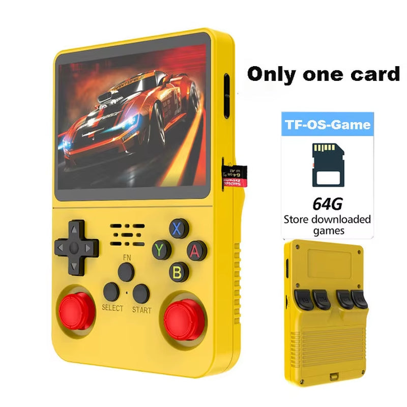 R36S Retro Handheld Video Game Console Single Card Consolas Classic Open Source Arkos System Games Players 3.5Inch IPS Screen