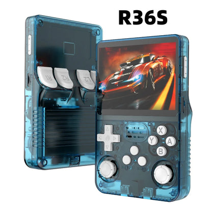 R36S Retro Handheld Video Game Console Linux System 3.5 Inch IPS Screen R35S plus Portable Pocket Video Player 64GB 128GB