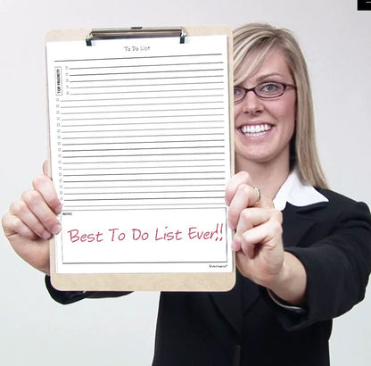 TO DO List Planner Notepad, 60 Page Planning Pad. Undated Todo Checklist W/Priority & Note Sections. Organize & Track Projects, Clients or Daily Tasks. 8.5 X 11, A4 Tear Sheets.