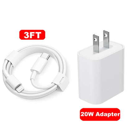 Wholesale 20W PD USB-C Fast Charger Adapter for Iphone 14/13/12/11/XR Pro Max
