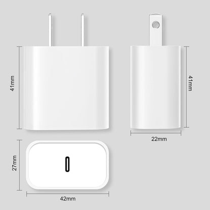Wholesale 20W PD USB-C Fast Charger Adapter for Iphone 14/13/12/11/XR Pro Max