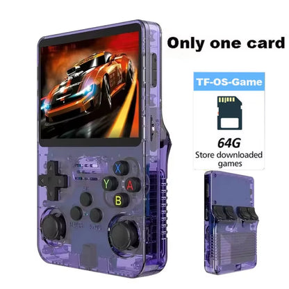 R36S Retro Handheld Video Game Console Single Card Consolas Classic Open Source Arkos System Games Players 3.5Inch IPS Screen