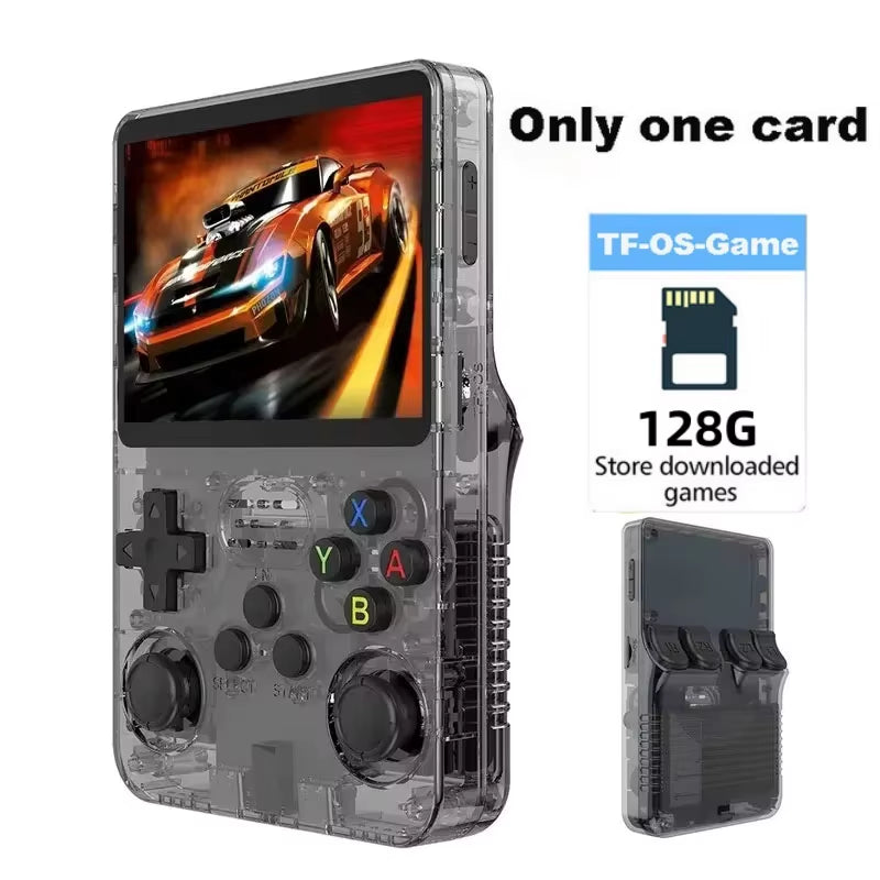 R36S Retro Handheld Video Game Console Single Card Consolas Classic Open Source Arkos System Games Players 3.5Inch IPS Screen